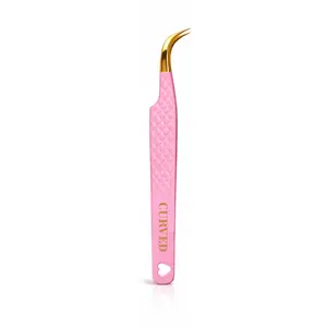 Fiber Tip J Curved Isolation Tweezers