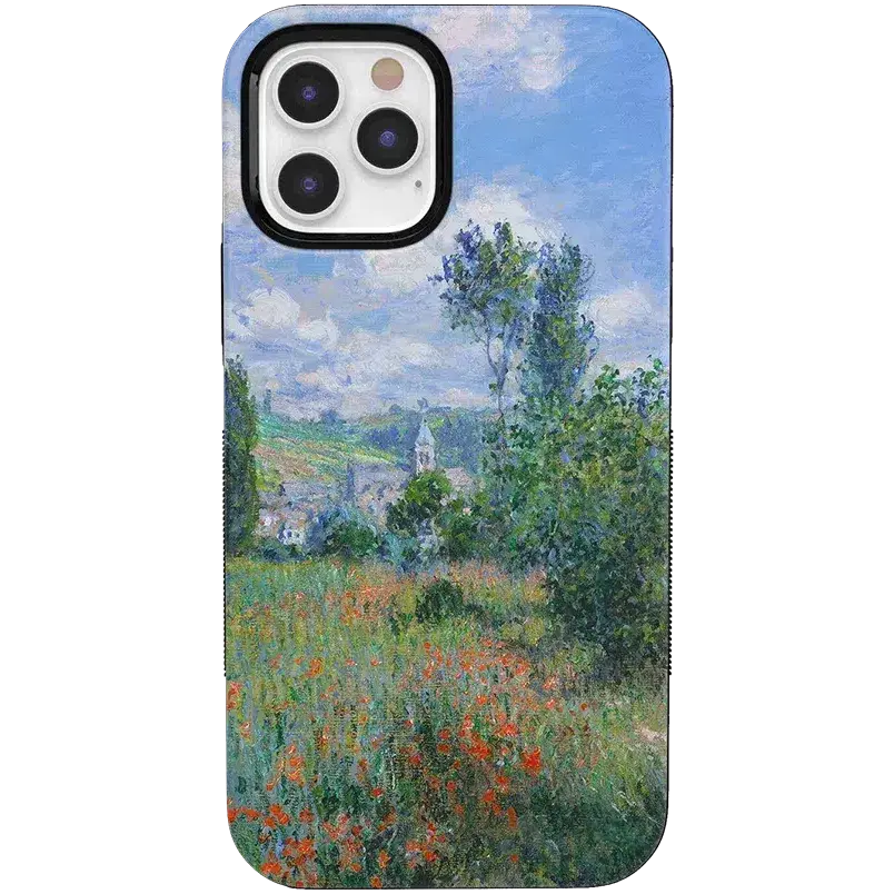 Casely iPhone 12 Pro Max Case | The Met Museum | Monet's View | Bold Protective Design | Compatible with MagSafe