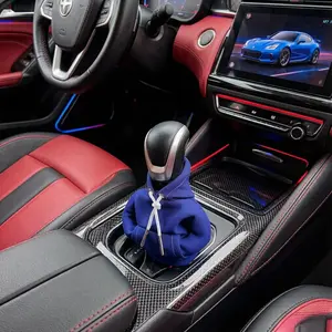 Car gear shift cover, gear shift knob hoodie, car decoration protection, universal car accessories, interior kit
