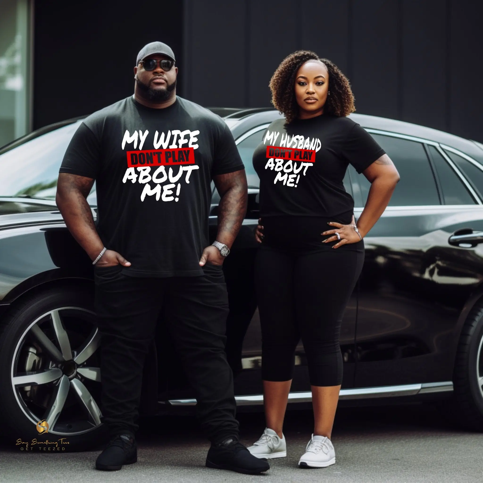 My Husband/Wife Don't Play About Me Casual Comfort Fabric Shirt