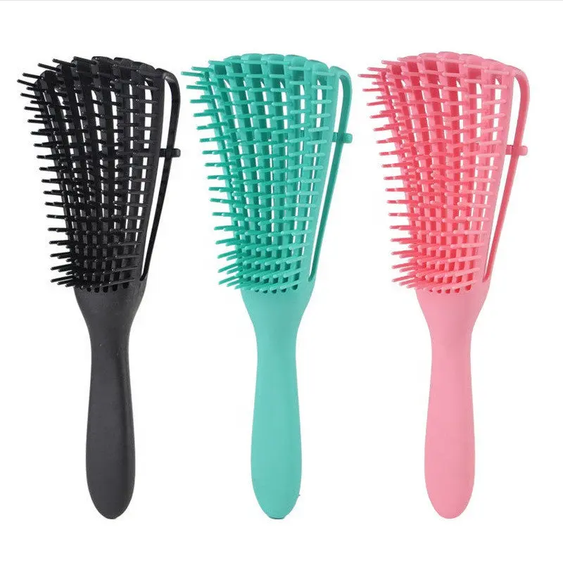 Locsanity Detangling Brush for Curly, Coily, and Kinky Natural Hair with Gentle Wide Teeth for Easy Detangling and Scalp Massage, Curly Hair, Beauty Products, Curly Locks, Natural Curls