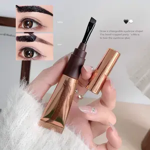 Long Lasting Peel off Eyebrow Tattoo Tint Waterproof, Balm Form, No Alcohol or Aerosol, Non-Flammable, Single Unit Count