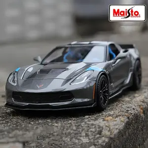 2017 Corvette Die-Cast Car - Maisto 1:24 Model - Collection Gift Toys Car