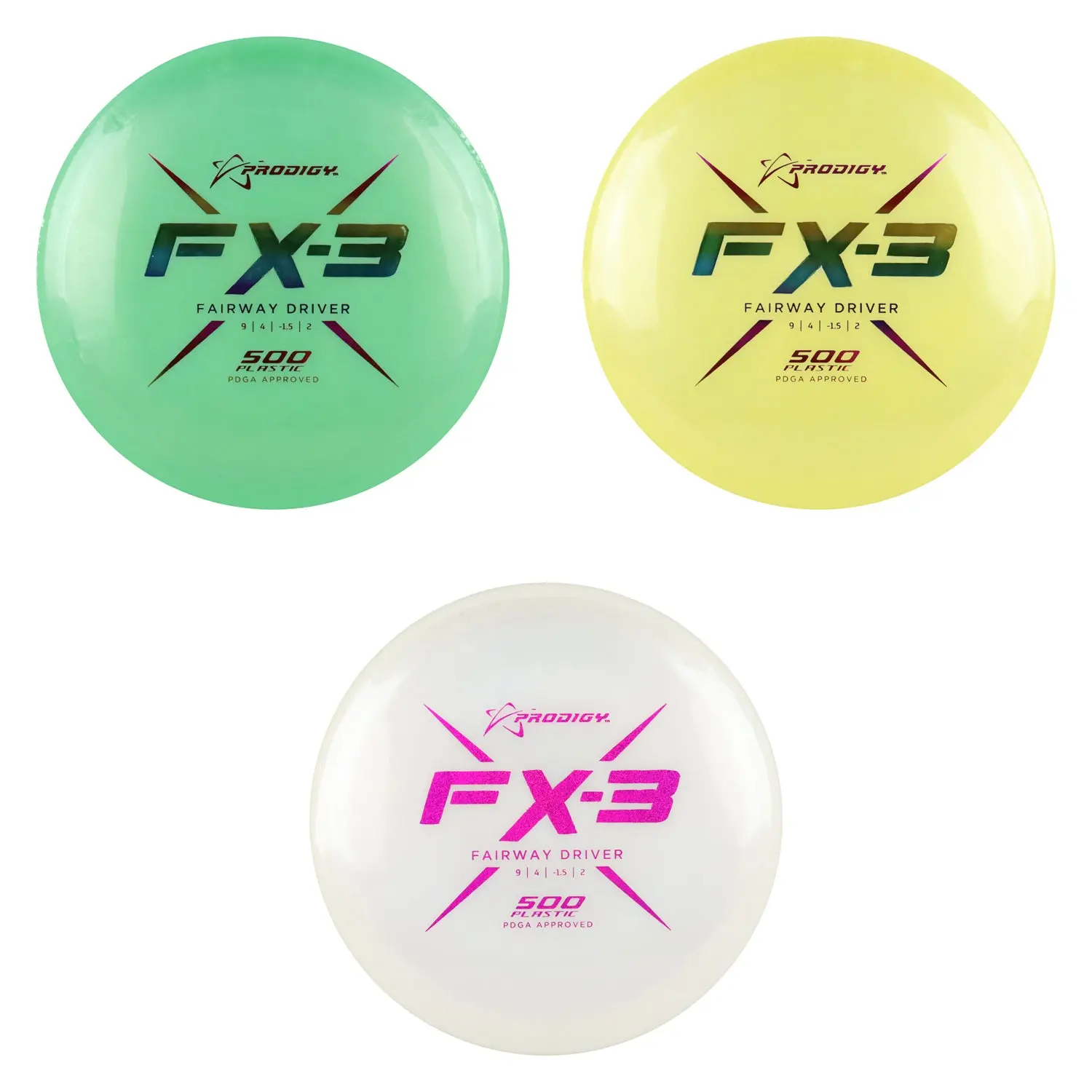 Prodigy Disc Golf 500 FX-3 Fairway Driver 9/4/-1.5/2 - Choose Exact Disc