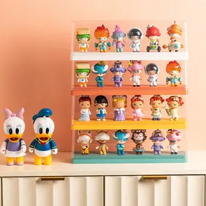 Doll hand-held display cabinet acrylic storage display rack dust-proof doll blind box storage box