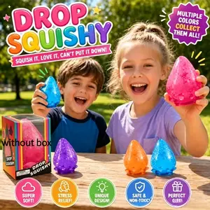 Dreamy Tear Drop Malt Sugar Stress Relief Toy, Ultra Soft Slow Rebound, Sensory Stimulation Gift, Birthday Present for Friends and Kids