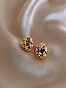 Women's Twisted Knot Earrings, Ear Studs, Dainty Fashion Jewelry, Elegant Design for Weddings Parties & Daily Wear, Perfect Gift for Her
