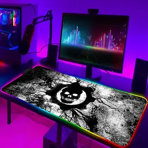 Game Gears of War Mouse Pad Gaming Rgb Mousepad Backlit Keyboard Gamer Girl Xxl Laptop Mat Table Pads Deskpad