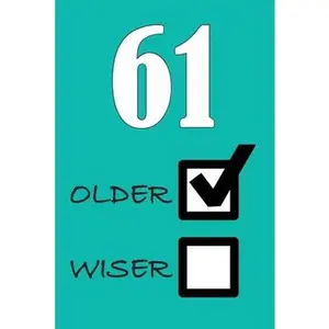 USED-61 Older Wiser: Funny Sarcastic Birthday Journal Blank Lined Notebook Journal 100 Page To Do Shopping List by Journals, Ah