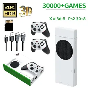 New Game Stick M88 128G Games Console 4K 3D Open Source Video Game System for PS2 Simulator with Rechargeable Control Handle