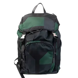Pre-owned PRADA Nylon Backpacks Green Backpack P26000250