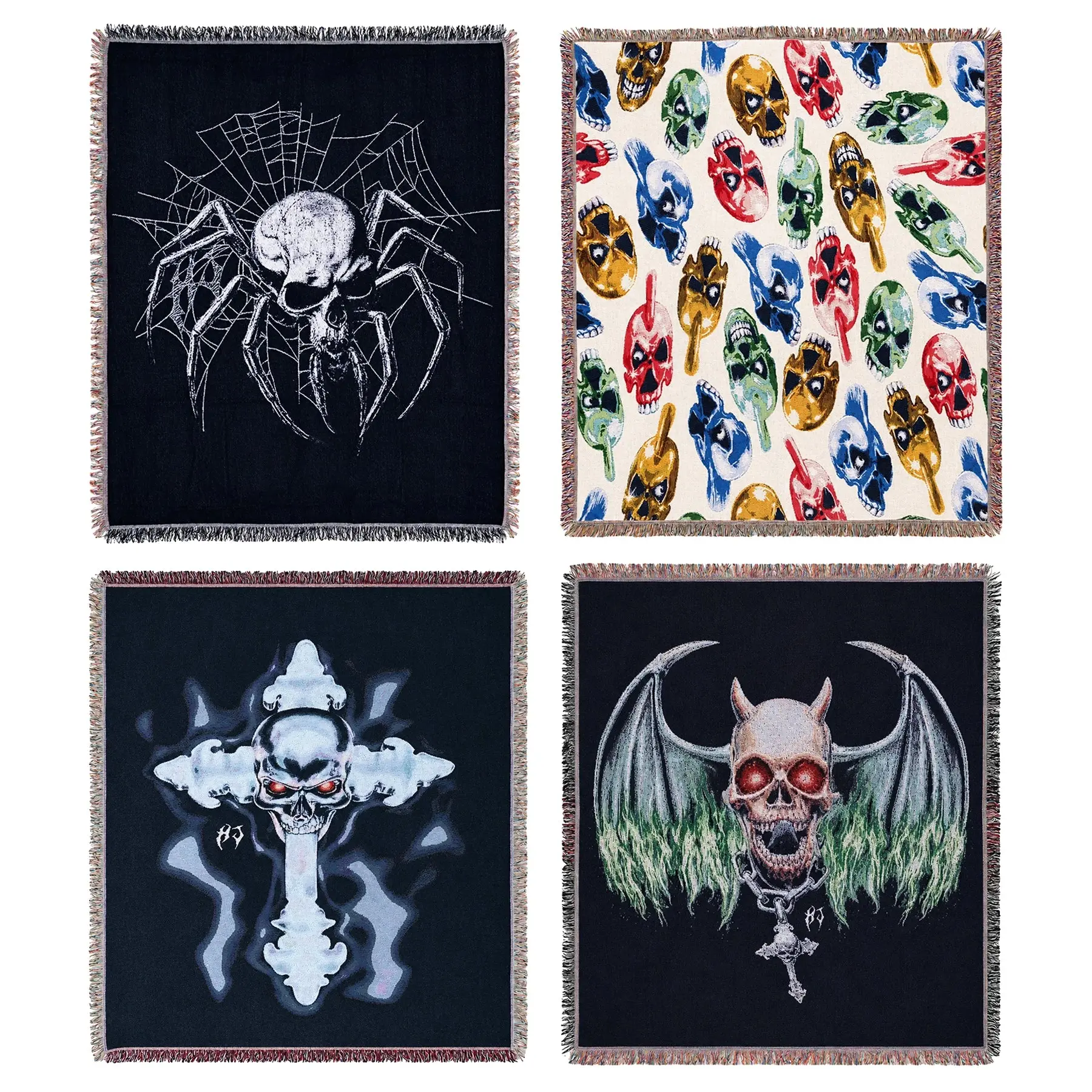 BACK 2 SKULL TAPESTRIES BACK 2 SKULL TAPESTRIES