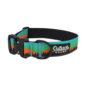 Mountain Sunset Dog Collar