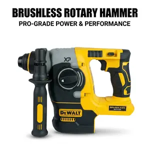 DEWALT DCH273 20V Max Xr Brushless Sds-Plus Rotary Hammer, For Concrete, Masonry, Wood And Metal Drilling, Ideal For Construction, Renovation And Installation Work, Featuring Shocks Active Vibration Control And Electronic Clutch Impact Wrench Power High