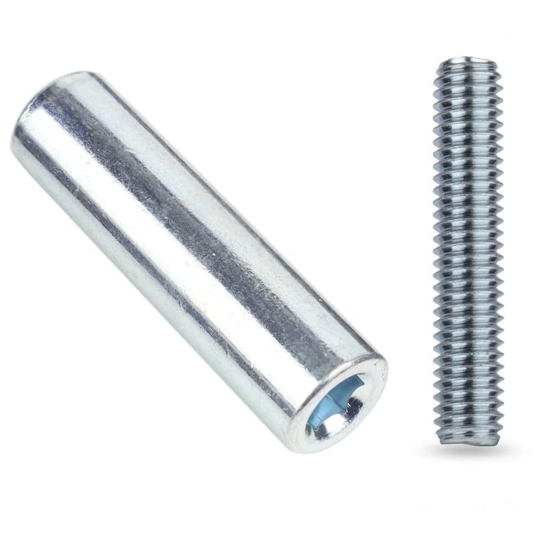 Bed Frame Set Long Round Coupling Nut Sleeve And Threaded Rod ...