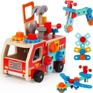 Toddler Tool Kit 33pcs, Montessori Toddler Tool Box, Kids Pretend Play Tools Set, Stem Educational Toys for Ages 3+