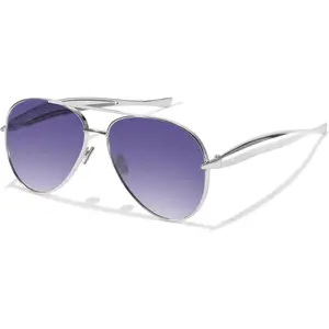 【Aviator Sunglasses】Oversized Aviator Sunglasses for Women Trendy 2025 Metal Frame Eyewear Shades UV Protection