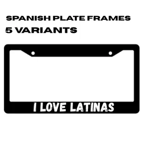 SPANISH Plate Frames SPANISH Plate Frames