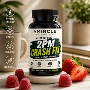 2PM Crash Fix Gummies | Energy & Focus Support (No Crash Feel)