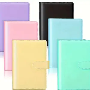 Leather Binder for Cash Stuffing Budgeting 6 Ring Notebook