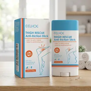 Leg Anti-Chafe Stick, Natural Ingredients, Leg Heel Forearm Skin Protection, Waterproof Sweat-Resistant Easy Apply Cream