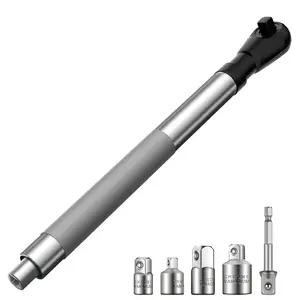 Offset Extension Wrench Impact, 1/2" Electric Impact Ratchet Wrench for Tight Spaces, Ideal for Automotive and DIY