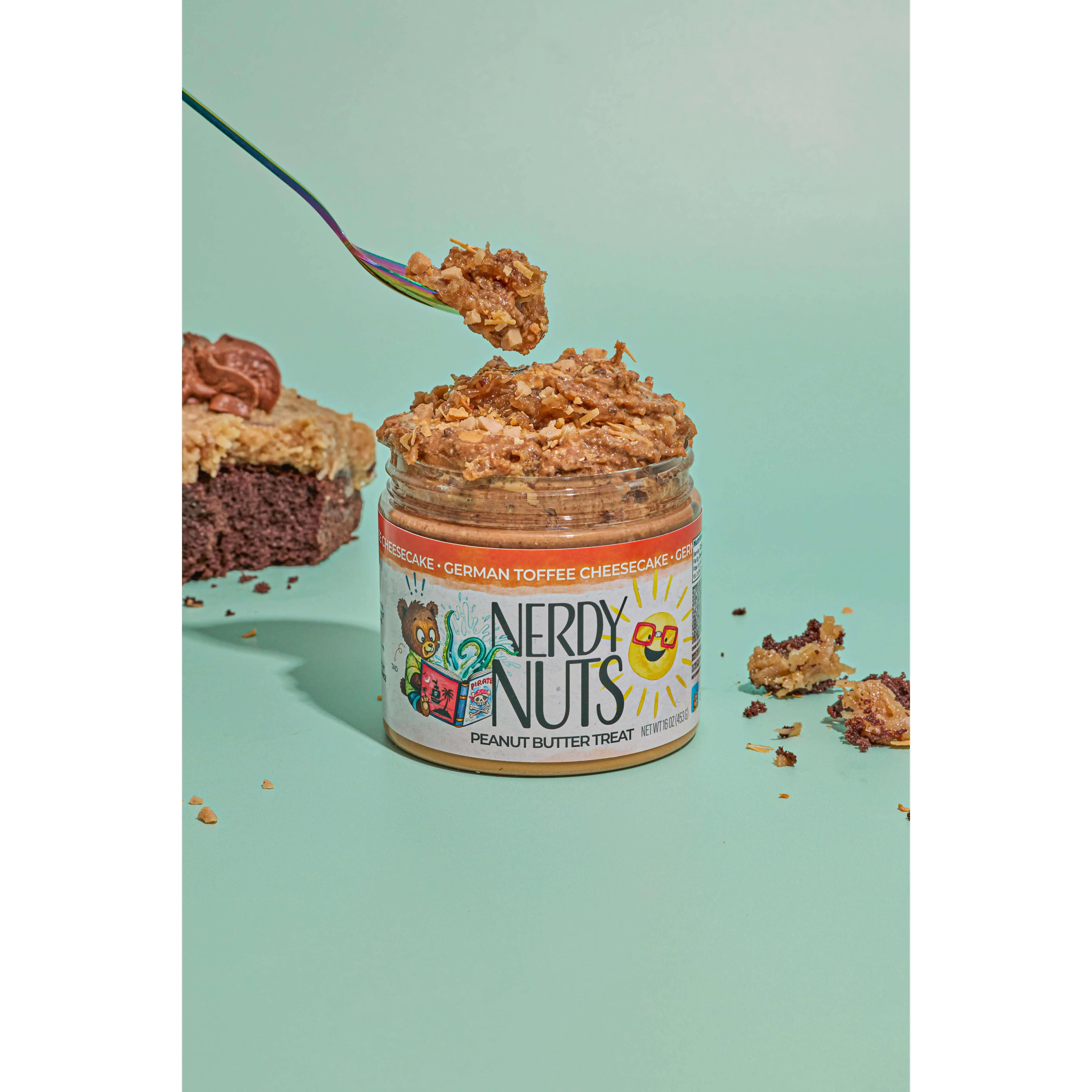 German Toffee Cheesecake Peanut Butter Treat