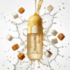 Coconut Vanilla Body Spray, made with safe and reliable ingredients, offers a long-lasting fresh fragrance, with an elegant scent that is not overpowering, women's vanilla coconut perfume, 3.38 fl oz (100 ml)