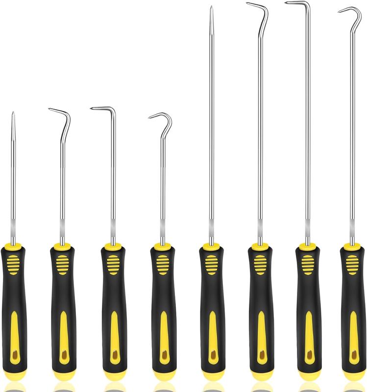 8-Piece Precision Pick and Hook Tools Set – Automotive Pick Tool Kit ...