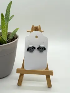 Sheep Studs - Polymer Clay Earrings