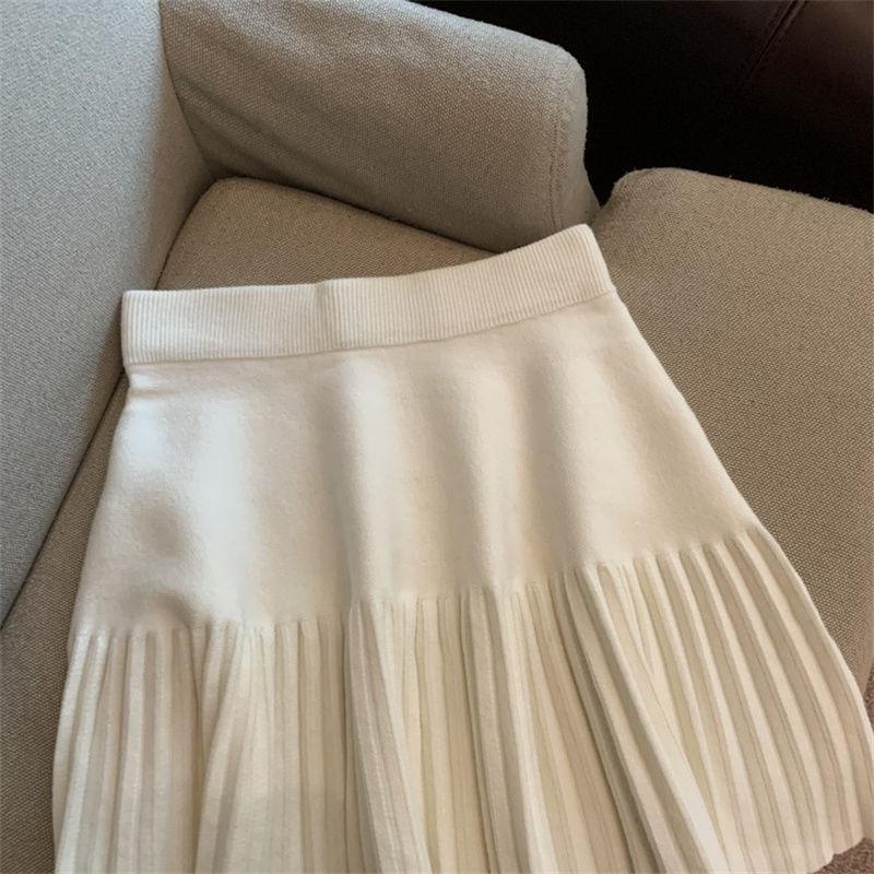 Pleated Mini Skirt
