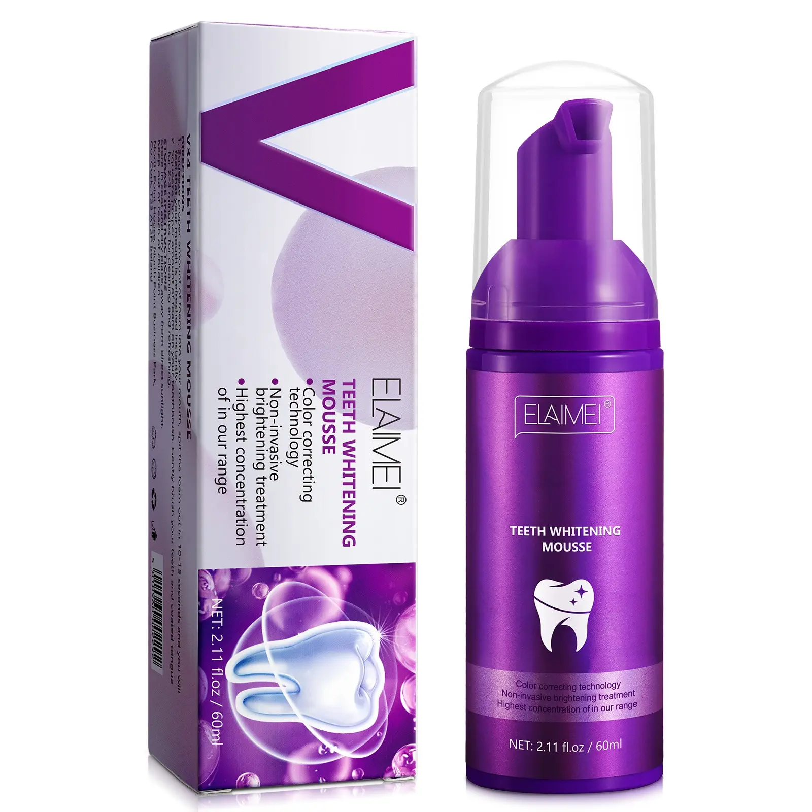Elaimei Toothpaste, Fresh Breath, Oral Hygiene, Cleans Teeth, Refreshes Mouth, Essential Dental Care Product, Whitening