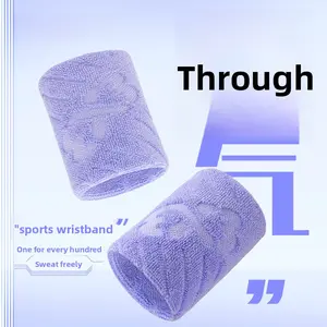 Badminton Basketball Sports Wrist Running Cycling Towel Wristband Sweat-Absorbent Breathable Cotton Wristband Men's 2026 Model
