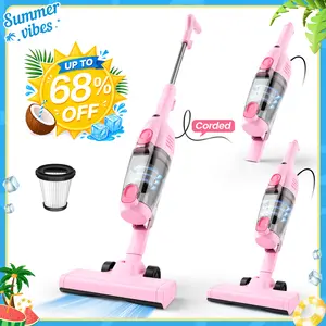 [Summervibes] INSE R6X Corded Stick Vacuum, 15KPa Suction with 600W Motor, Ultra-Lightweight Bagless Upright Vacuum with Handheld for Home Hard Floor Hardwood Floor Pet Hair Car Cleaning home cleaning tools home appliances