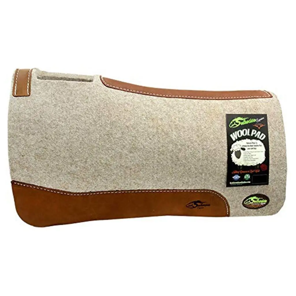 Montana Tan Wool Saddle Pad - Thick 1 Inch