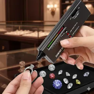 Portable Diamond Tester Pen Thermal Conductivity Probe Tool for Identifying Genuine Gemstones Jade Crystal Jewelry Real or Fake Detection