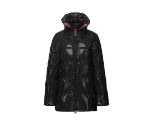 Invicta Leah Contemporary Stylish Coat Women Puffer Jacket Black
