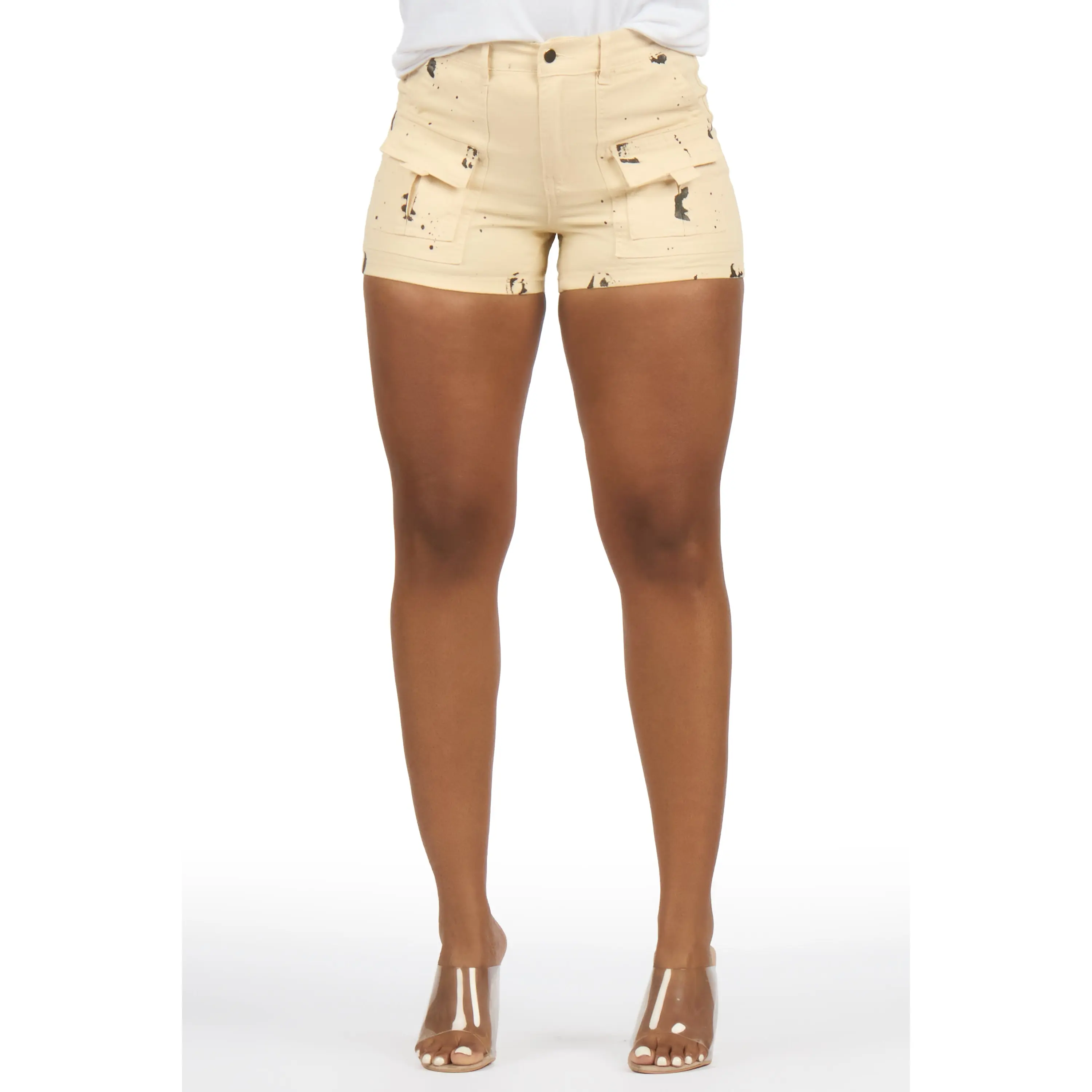 Tashunte Ivory Painted Short