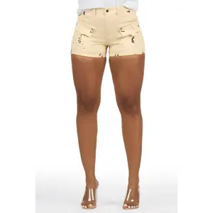 Tashunte Ivory Painted Short