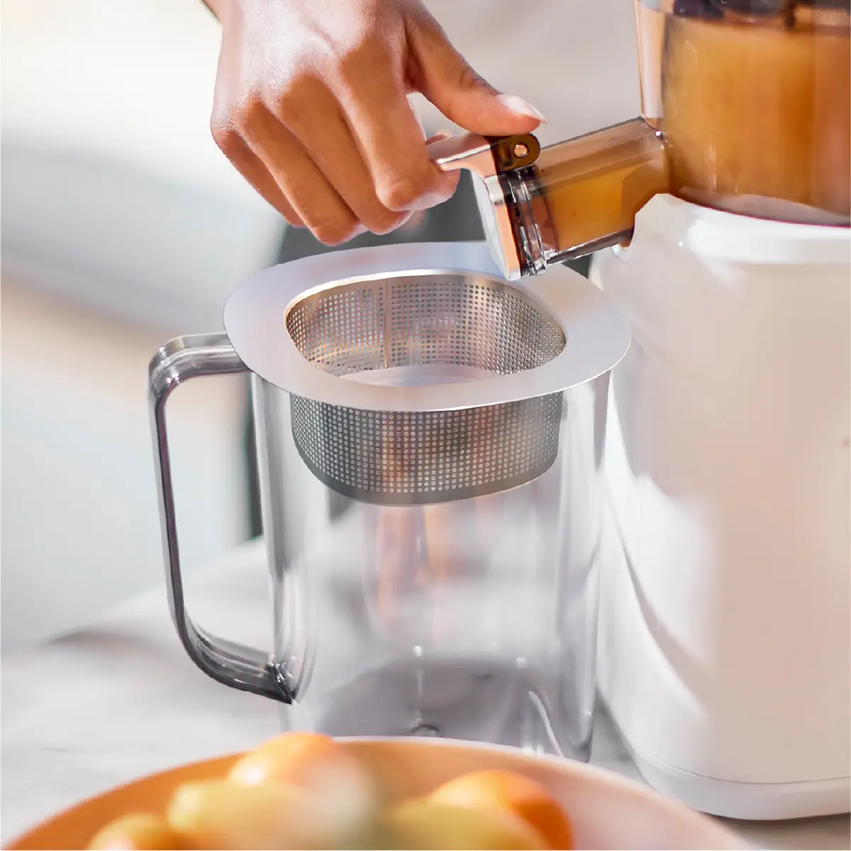 Nama Pulp Strainer for J2, J3, and C2 Juice Container - Premium Stainless Steel Fine Mesh Screen for Smooth Juice Extraction