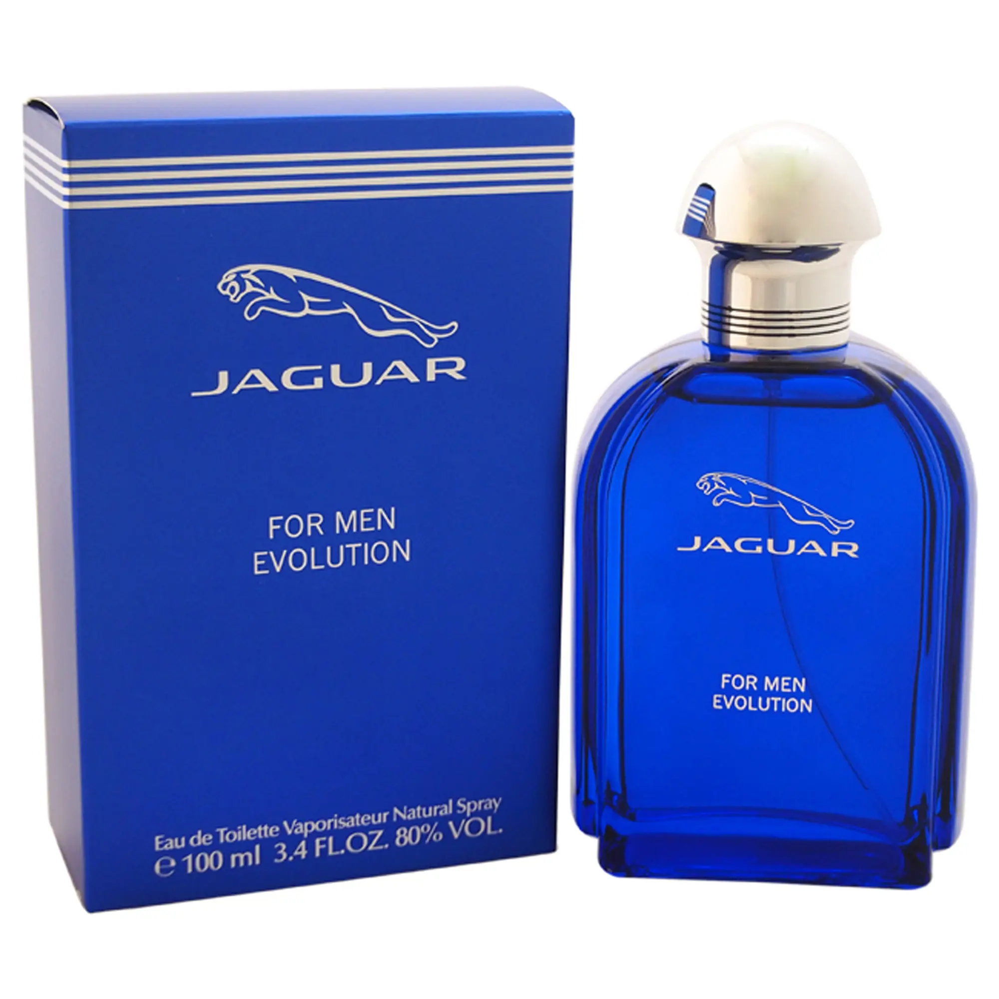 JAGUAR Evolution Men's Eau de Toilette Spray, 3.4 fl oz Fresh Blend Fragrance for Men JAGUAR Evolution Men's Eau de Toilette Spray, 3.4 fl oz Fresh Blend Fragrance for Men