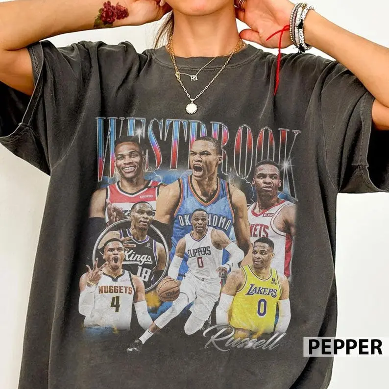 Russell Westbrook Basketball Vintage Comfort Colors Shirt