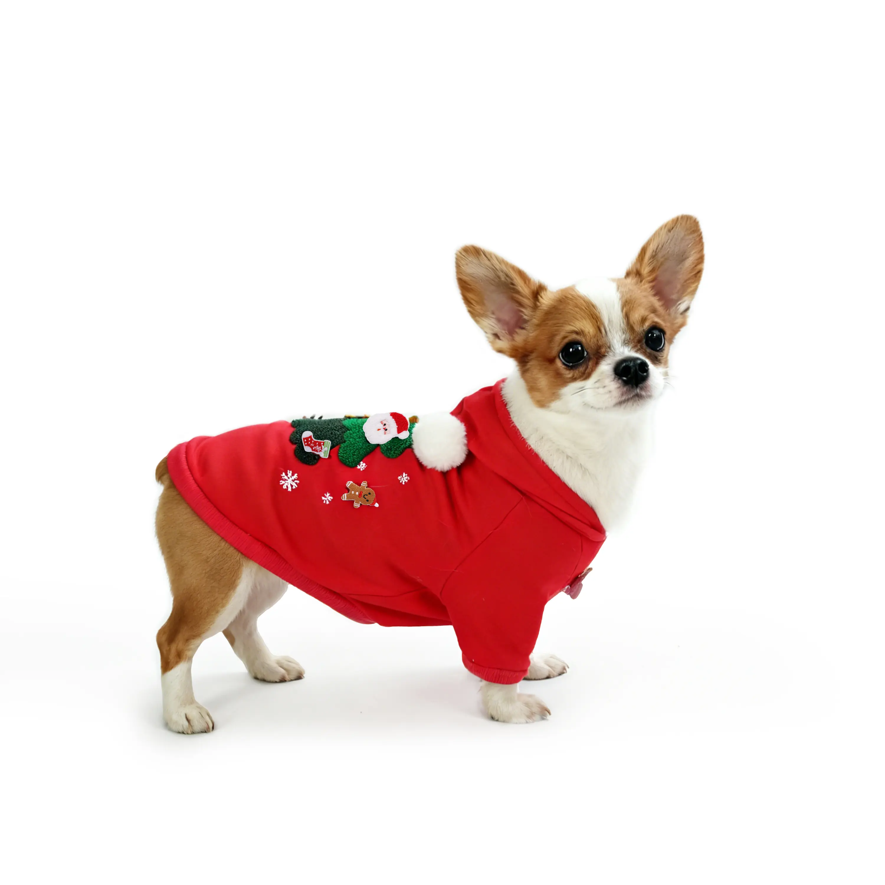 Cozy Pet Hoodie for Medium & Small Dogs & Cats, DIY Style with Hook & Loop Patches, Dog Clothes, Cat Costume, Winter Pet clothing