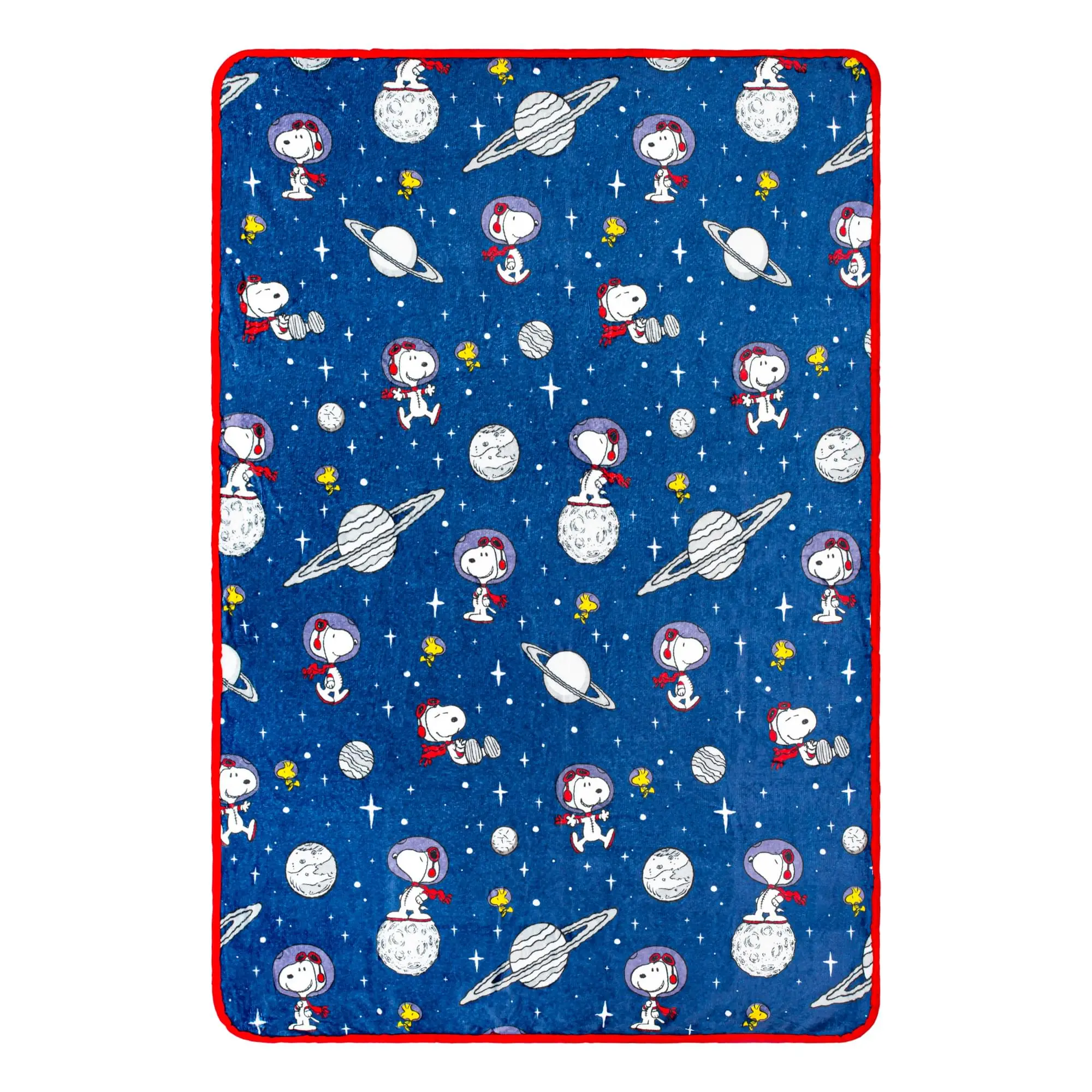 Peanuts Snoopy and Woodstock In Space Fleece Throw Blanket | 45 x 60 Inches Peanuts Snoopy and Woodstock In Space Fleece Throw Blanket | 45 x 60 Inches