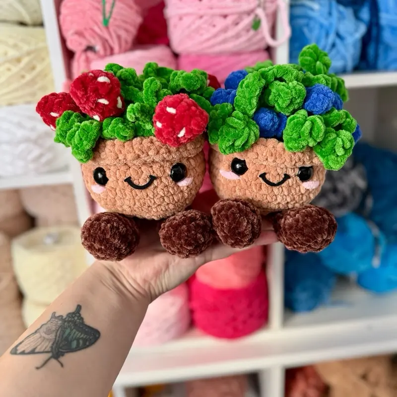 Berry Buddies Handmade Crochet Plushie Berry Buddies Handmade Crochet Plushie