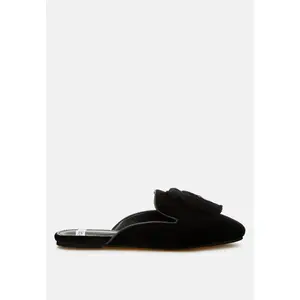 Rag & Co Womens Cardinal Tassel Detail Velvet Mules 7