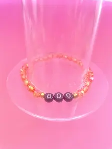 "Boo" Beaded Bracelet
