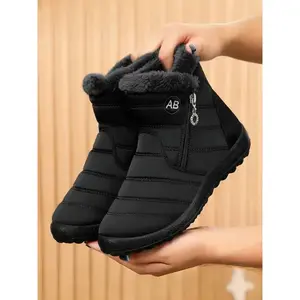 Men's & Women's Fashion Snow Boots, Warm Waterproof Outdoor Shoes, Durable Design for Cold Weather, Perfect for Hiking and Daily Wear, Winter Warm Shoes, Waterproof Footwear