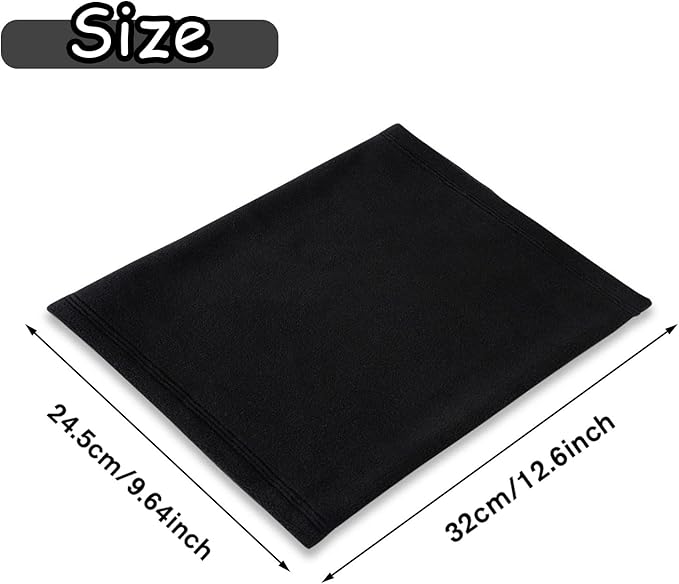 2 Pack Winter Neck Gaiter for Men & Women, Windproof Fleece Face Mask, Cold Weather Breathable Balaclava Scarf for Skiing, Running, Cycling, Hiking, Outdoor Sports