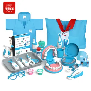 Dental Care Teaching Aids, Dentist Pretend Play Set for Kids-31Pcs, Helping Children Develop Habits of Dental Care, Safety ABS Material, Pay Attention to Teeth in Children's Growth, Avoiding Fear of Dentists, for Parent-Child Interaction, Gifts for Boys